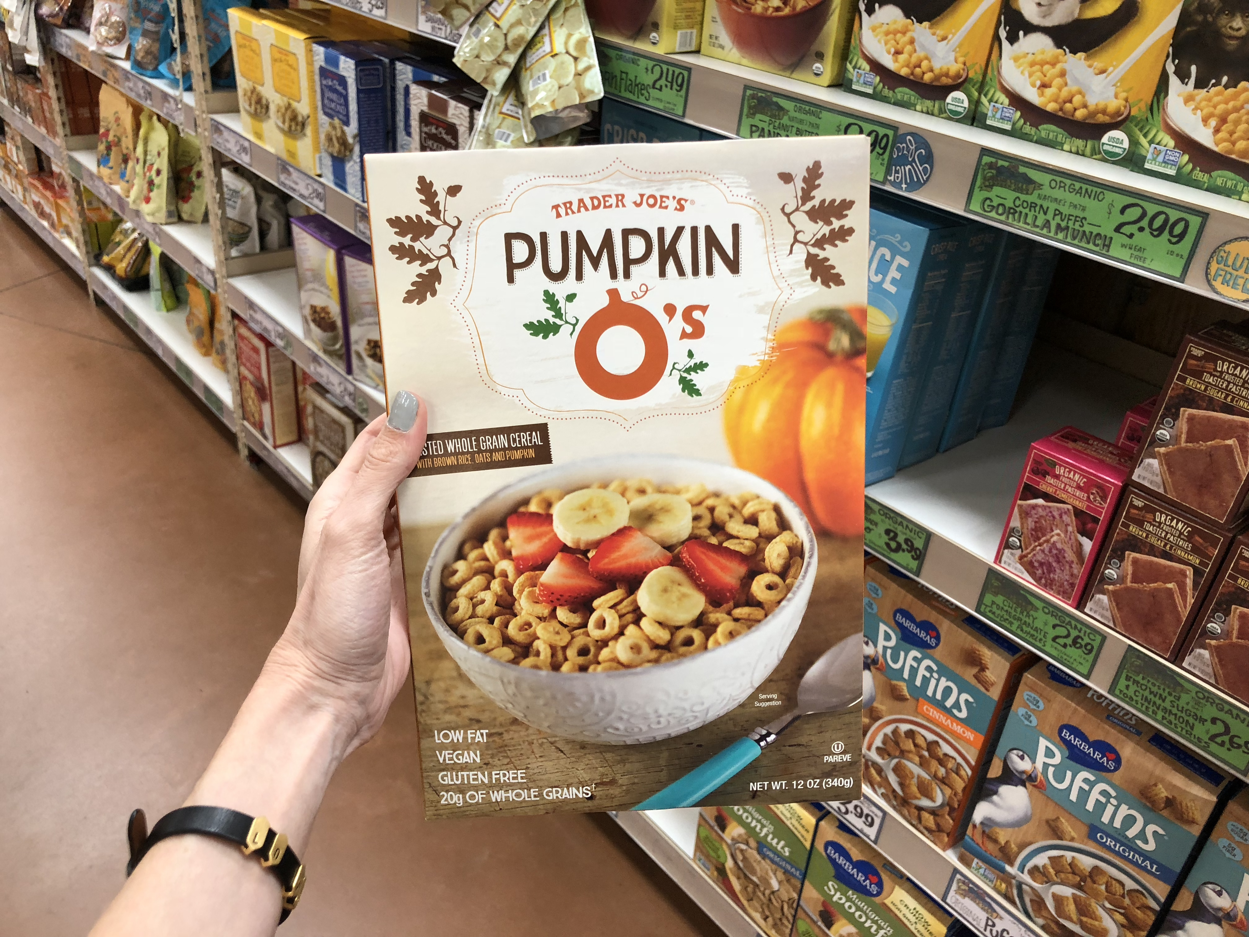 Deals on Trader Joe's Pumpkin items &ndash; Pumpkin O's Cereal at Trader Joe's