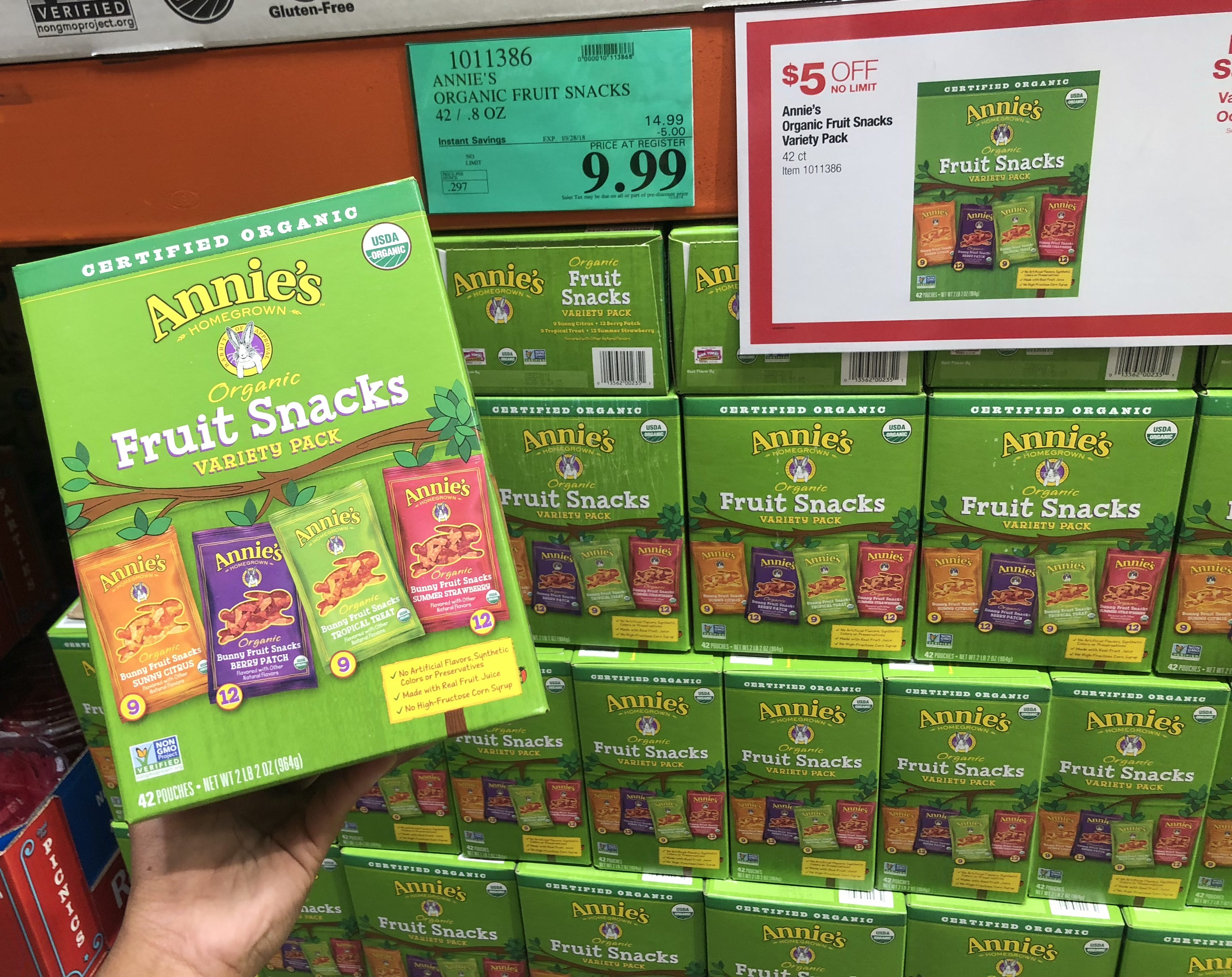 Costco deals October 2018 &ndash; Annie's fruit snacks at Costco