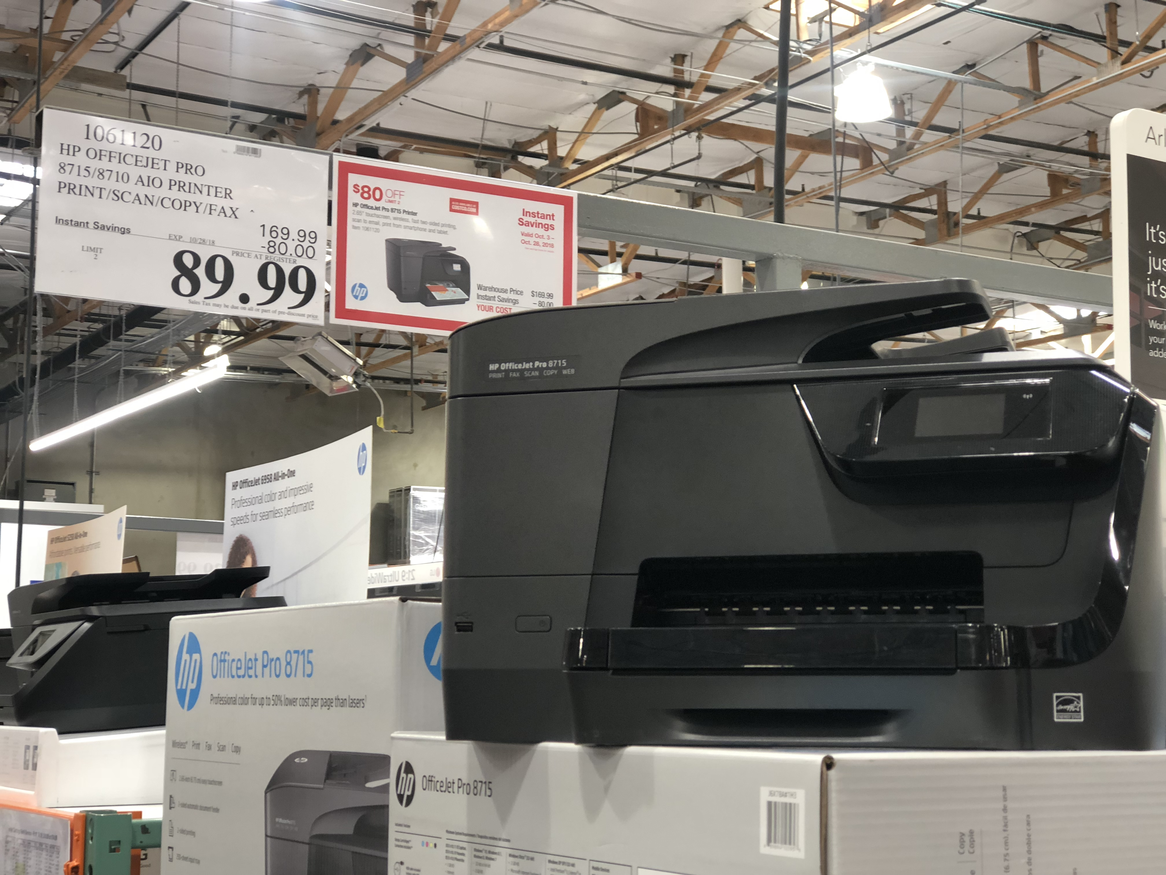 Costco deals October 2018 &ndash; HP Printer at Costco