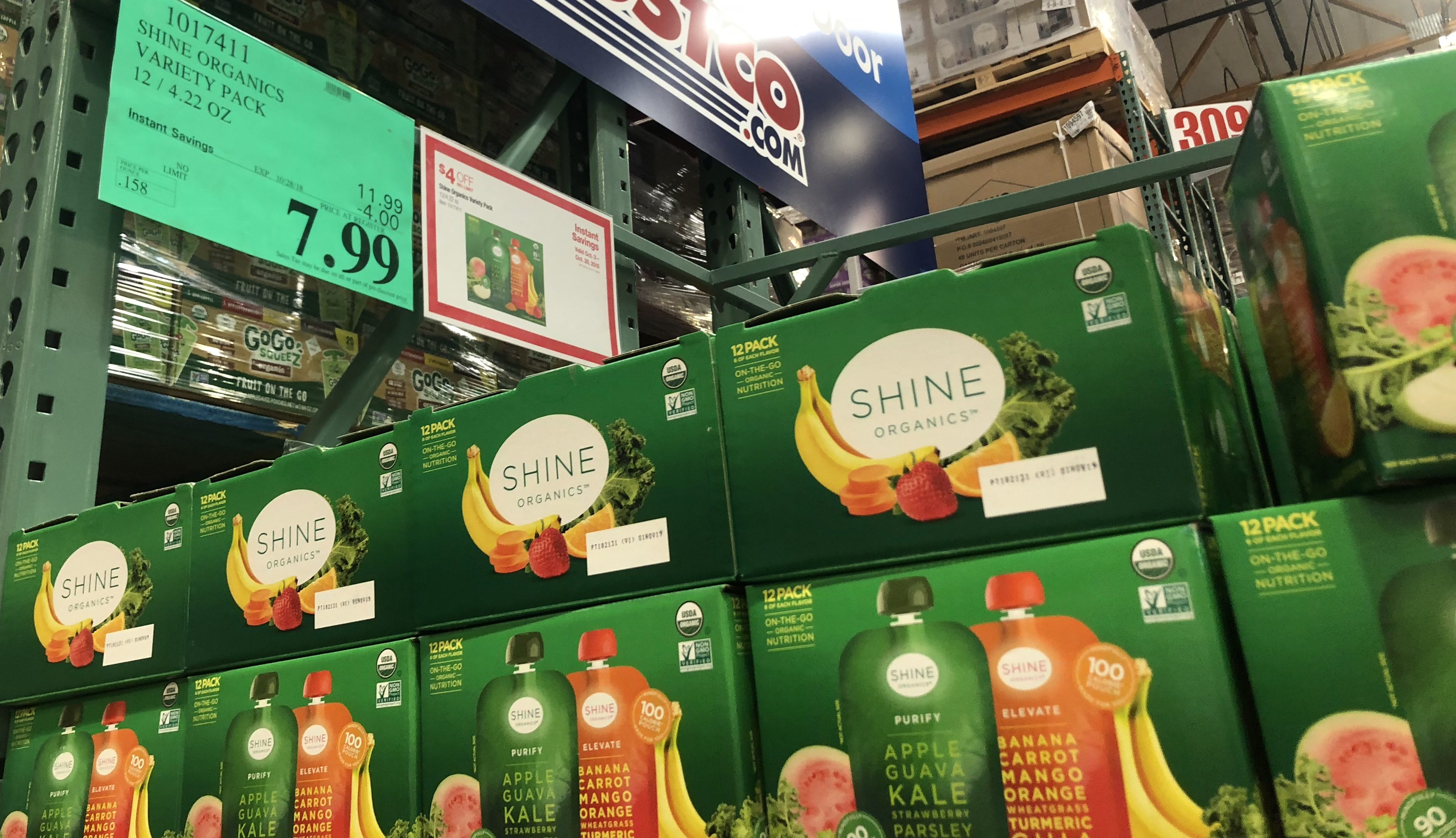 Costco deals October 2018 &ndash; Shine Organics drinks Costco