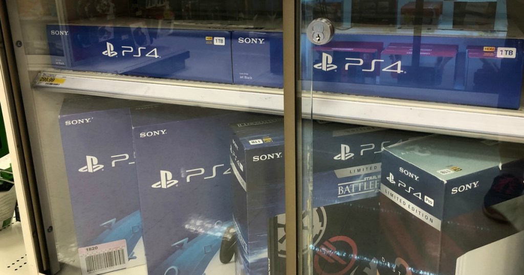 target playstation 4 video game console in case