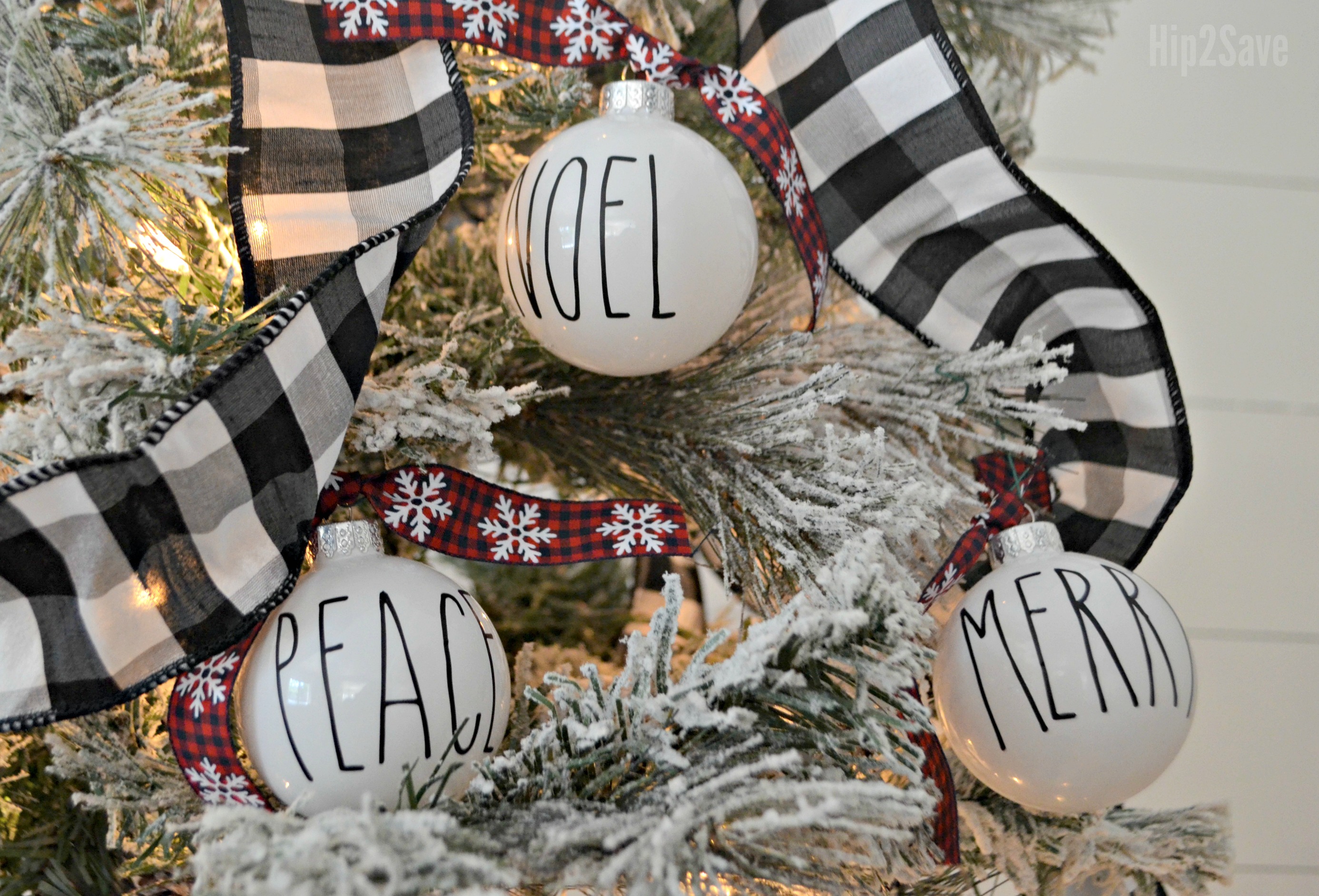 rae dunn christmas dollar tree &ndash; ornaments on the tree