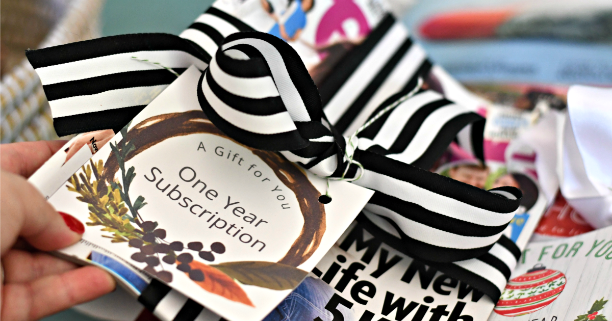 magazine subscription gift cards &ndash; Free Printable one year subscription card