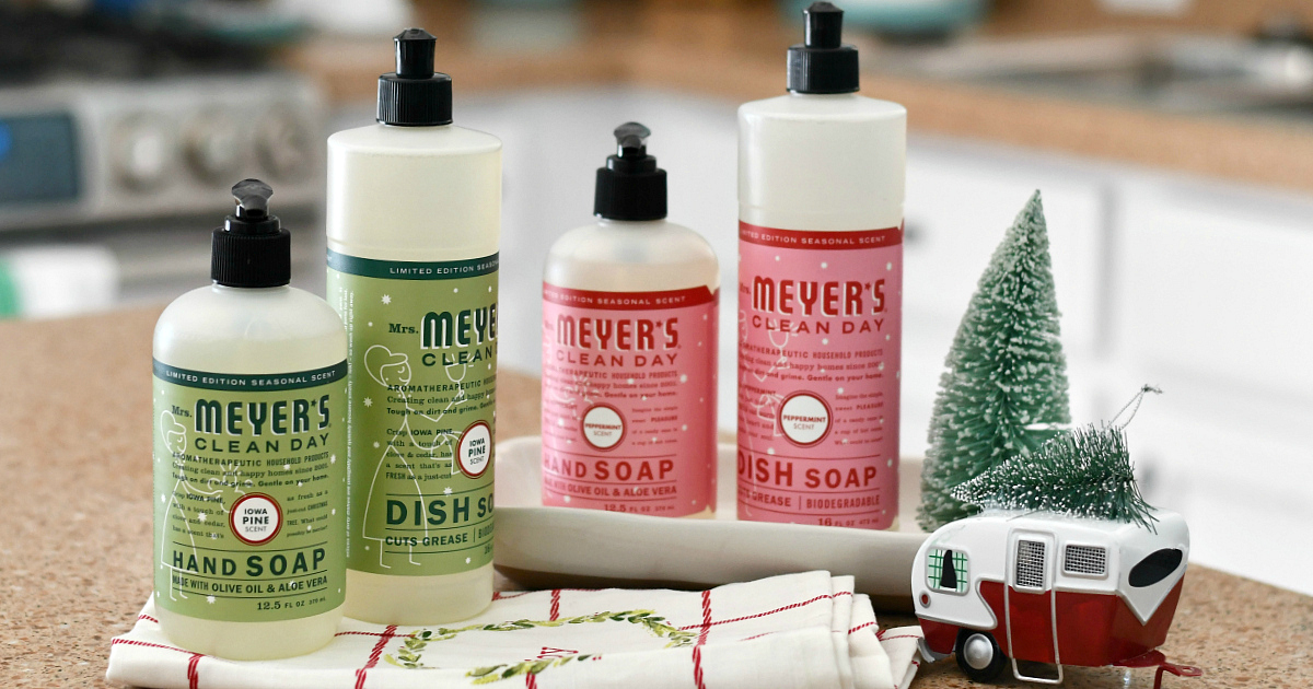 free mrs meyers holiday gift set &ndash; Mrs. Meyer's Holiday Cleaning products