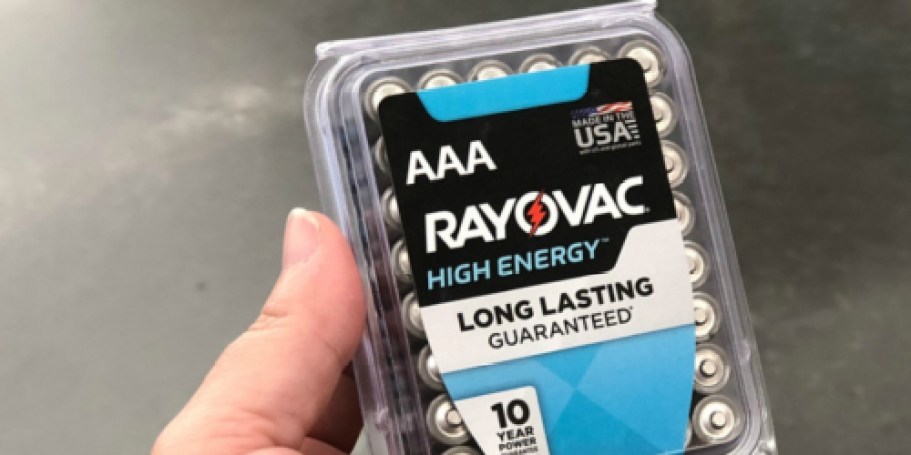 Rayovac AAA Batteries 30-Pack Only $6.94 Shipped on Amazon (Reg. $15)