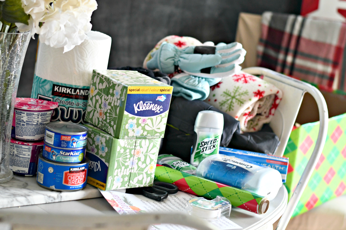 Reverse Advent Calendar &ndash; kleenex, gloves, deodorant, oatmeal, and more