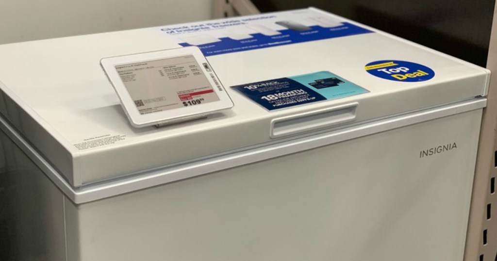 insignia 5 cu ft chest freezer best buy store