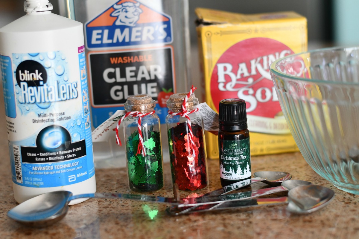 Make Christmas Tree Slime &ndash; slime ingredients
