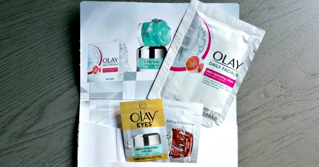 free olay samples
