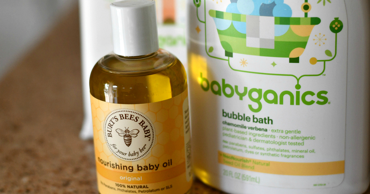 Grove Collaborative Baby Bundle &ndash; baby oil and bubble bath