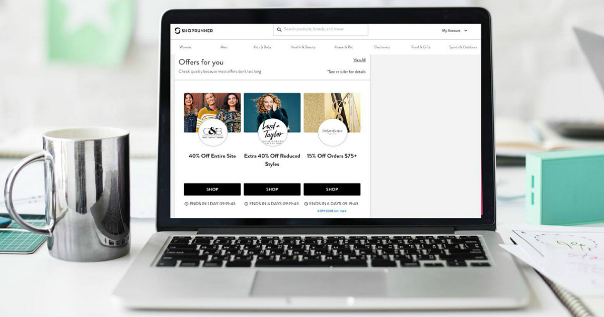 free year shoprunner membership deal &ndash; 2-day shipping offers page