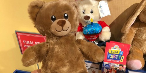Build-A-Bear Furry Friends Just $5.50 – In Store Only (January 20th & 21st)