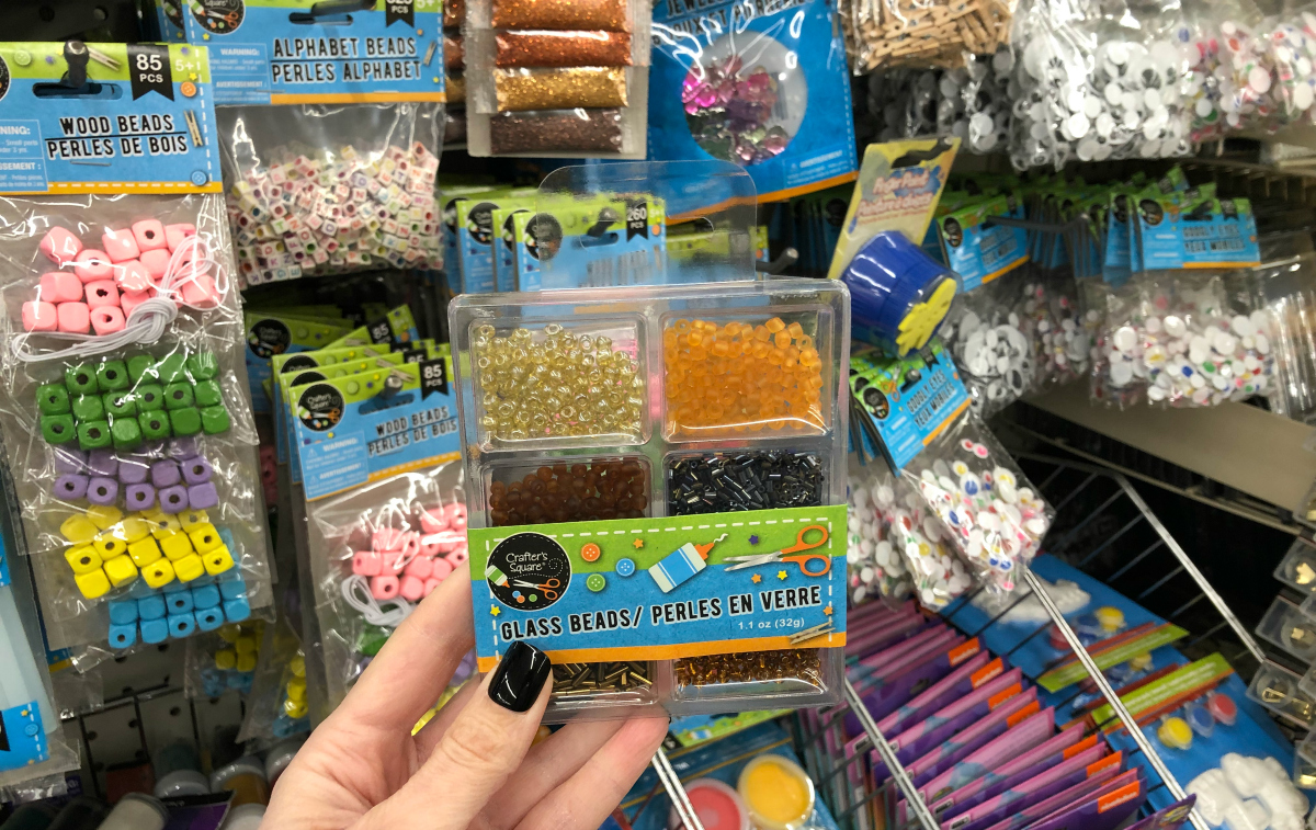 Dollar Tree craft supplies &ndash; glass beads