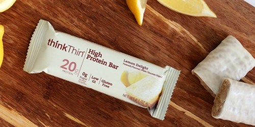 Amazon: thinkThin High Protein Bars 10-Count as Low as $7.73 Shipped (Only 77¢ Per Bar)