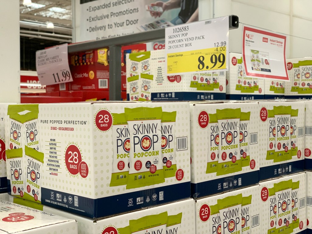 Skinny Pop Popcorn at Costco