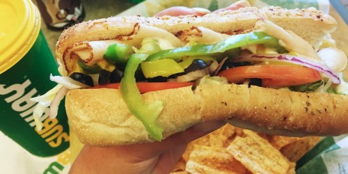 $5 Off ANY $5 Subway Order for Select PayPal Users (Check Your Email)