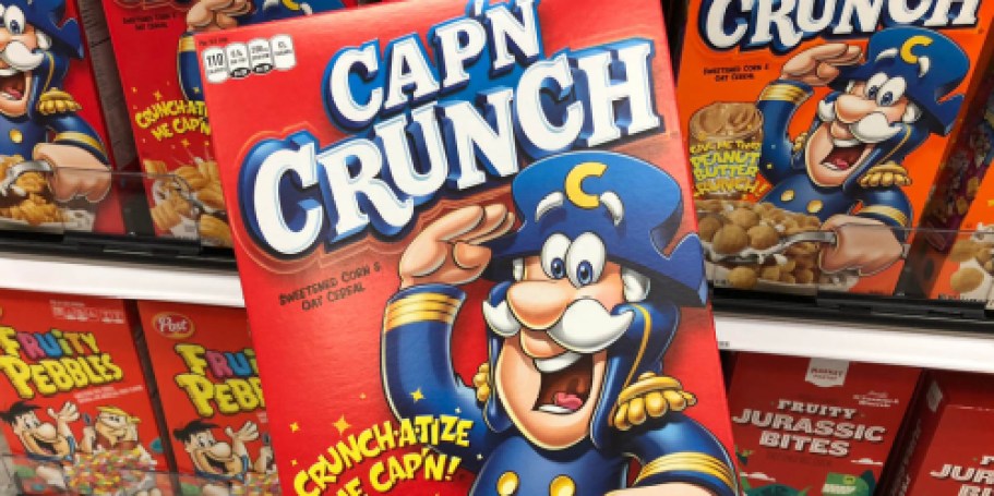 Cap’n Crunch Family Size Cereal Only $3 Shipped on Amazon
