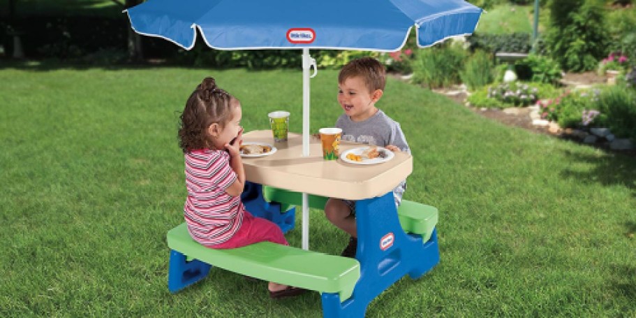 Little Tikes Picnic Table w/ Umbrella Only $40.59 Shipped (Reg. $77)