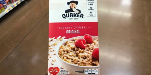 Amazon: Quaker Instant Oatmeal 48-Packets as Low as $7.77 Shipped