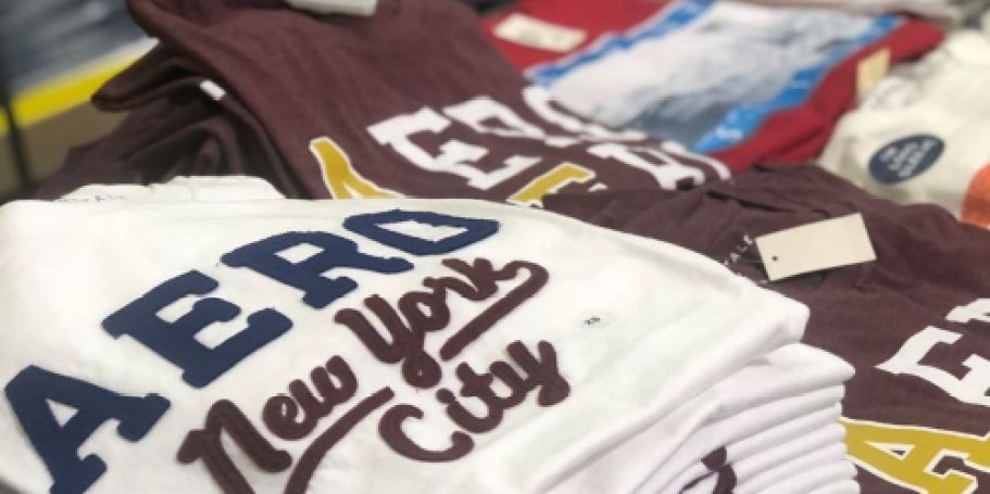 Buy One, Get TWO Free Aeropostale T-Shirts = THREE Tees for $21!