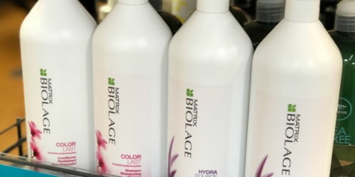 Matrix Biolage Shampoo or Conditioner BIG Liter Bottles Just $10 at JCPenney (Regularly $28+)
