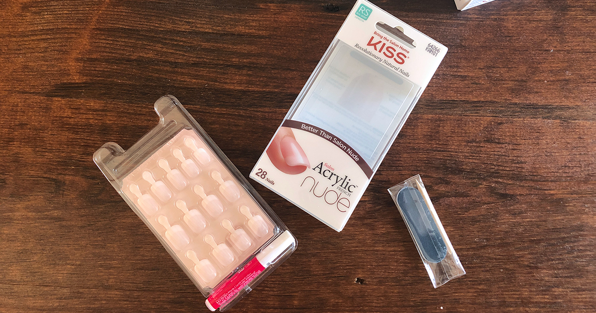 kiss nail tutorial &mdash; open contents of kiss nail package