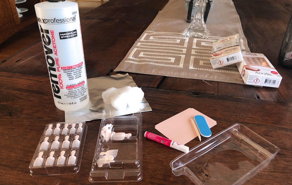 kiss nail tutorial &mdash; set up for applying kiss nails