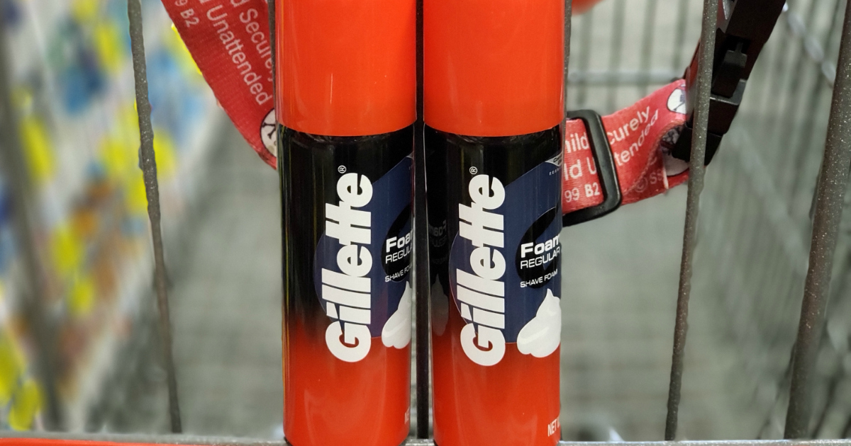 Gillette Foamy shave gel at CVS