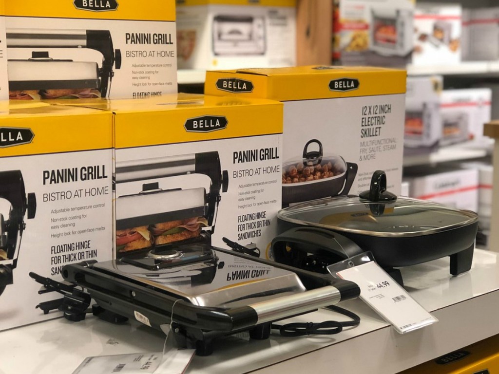 Bella Panini maker on display 