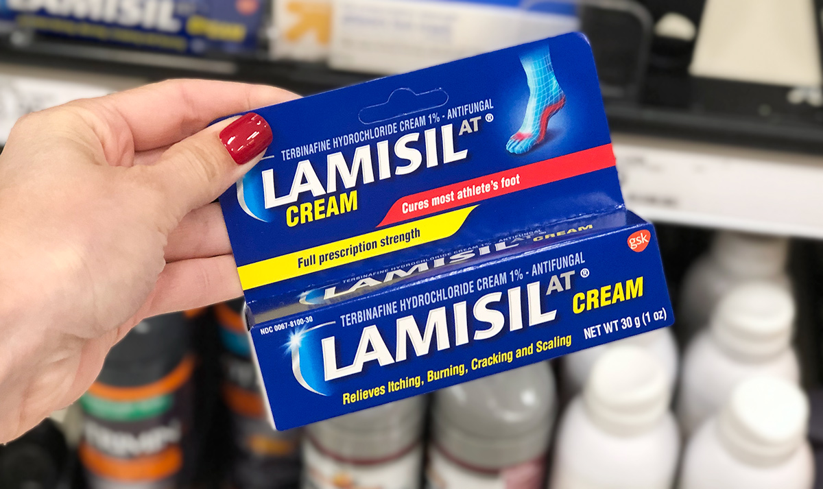 odd skincare products &mdash; lamisil foot fungus cream