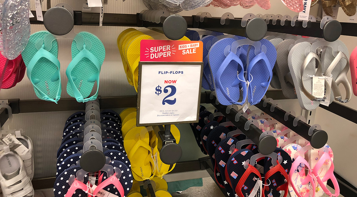 cheap flip flops &ndash; kids flip flops at old navy on sale