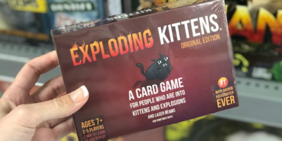 Pick TWO Exploding Kittens Games for Only $12 Shipped