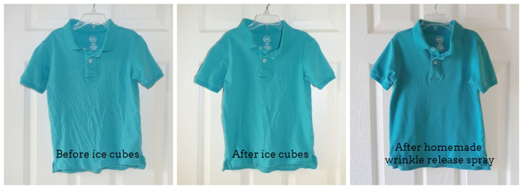 blue shirt after ironing hacks