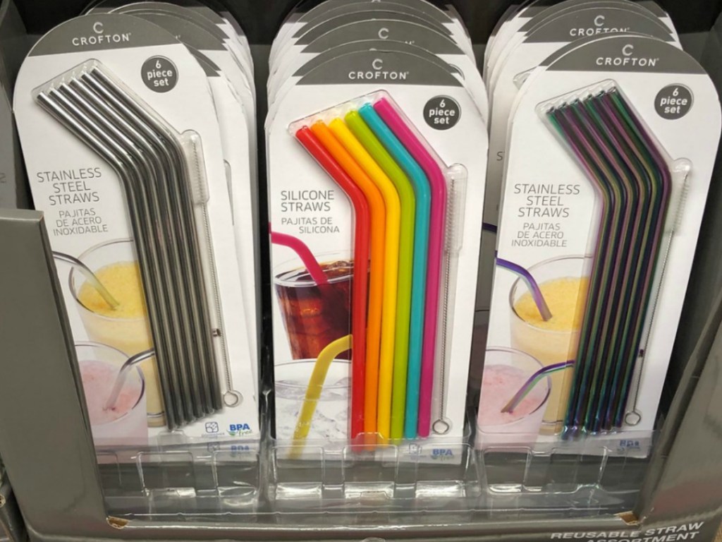 Crofton Reusable Straws at ALDI
