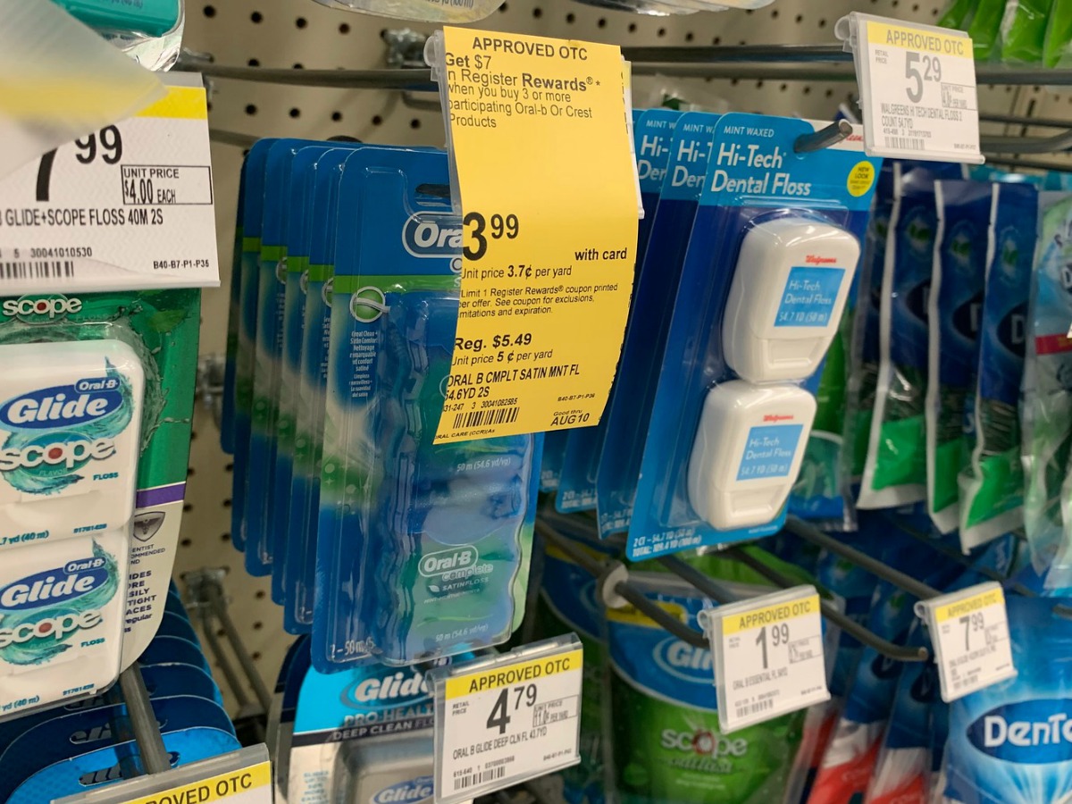 Oral B Floss at Walgreens
