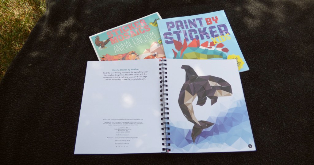 sticker mosaic books