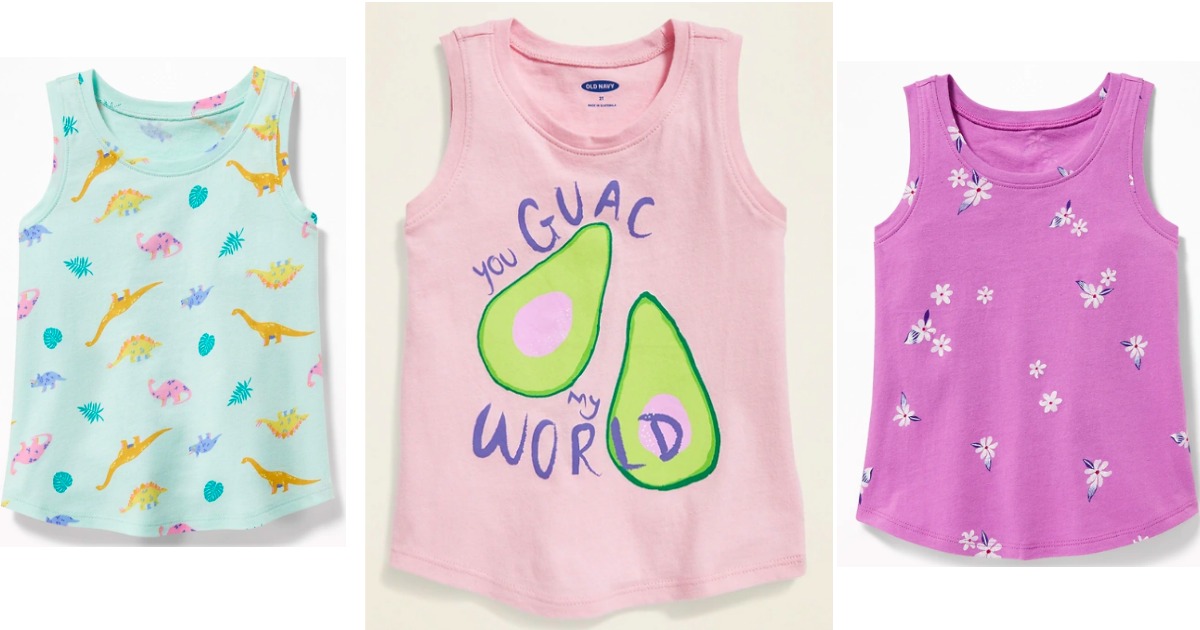 Girls Tanks in a row