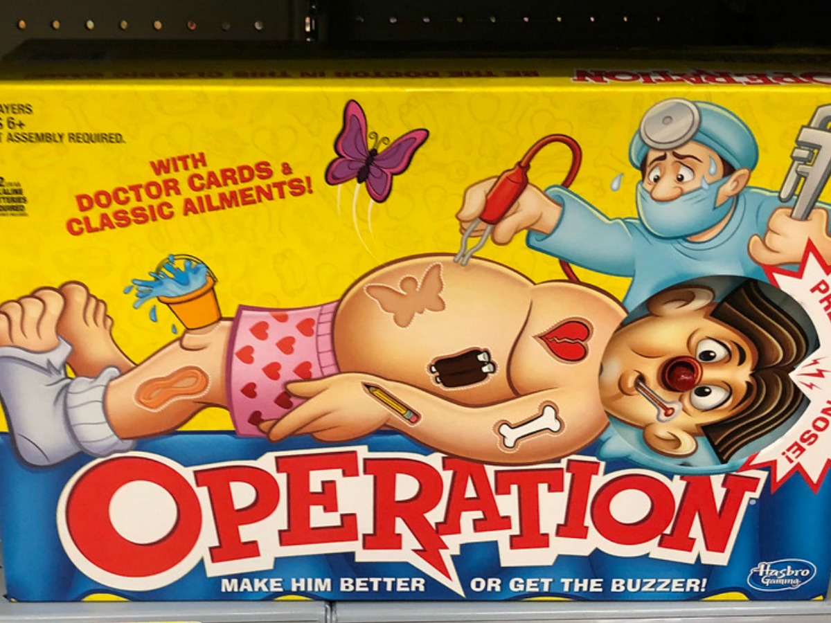 game in yellow box on store shelf