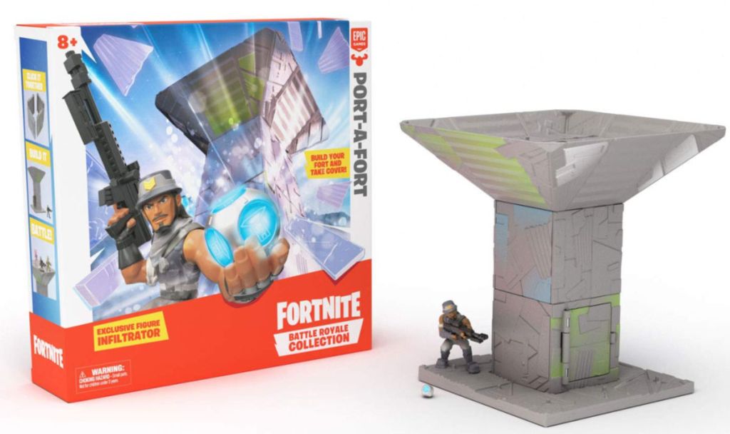 Fortnite Battle Royale Collection: Port-A-Fort Playset & Infiltrator Figure