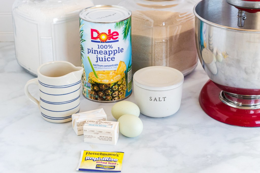 ingredients for dinner rolls