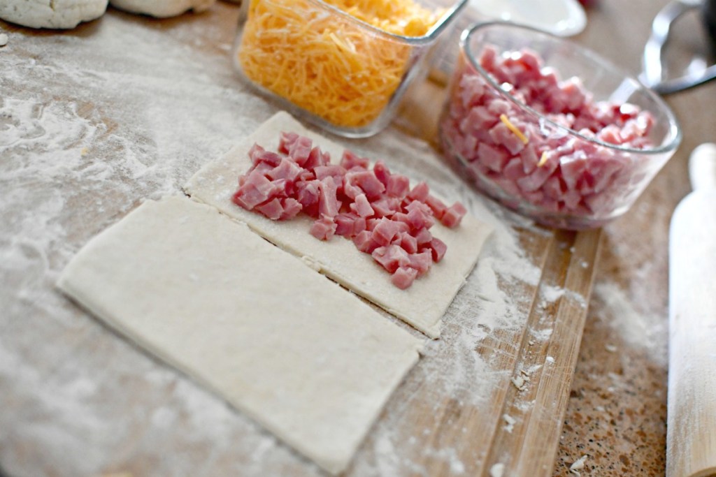 rectangle shaped dough for hot pockets