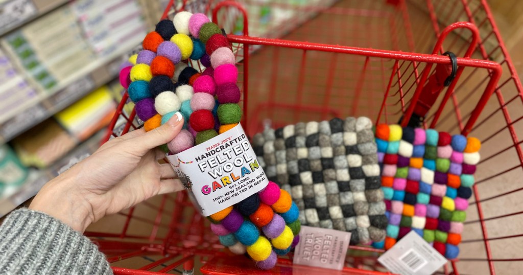 Trader Joe's Felted Wool Garland