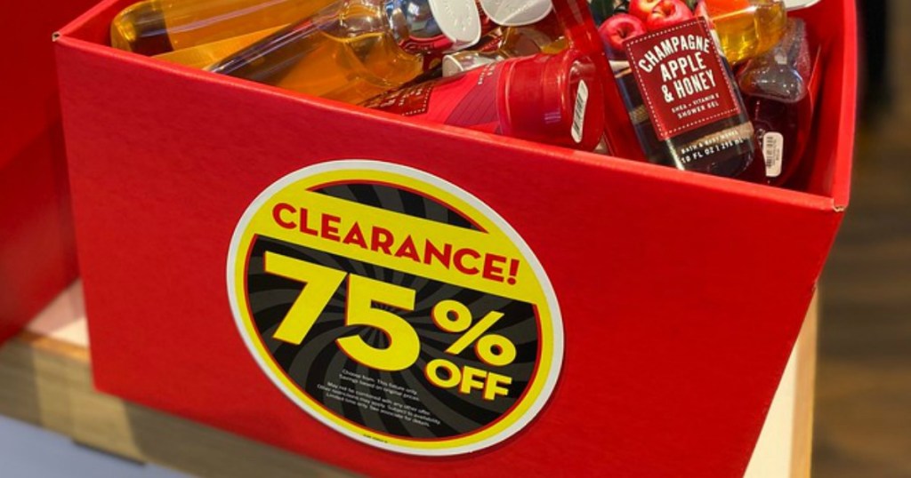 items on sale at Bath & Body Works for their Semi Annual Sale