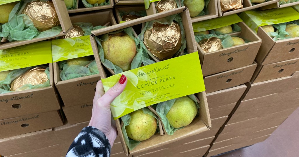 Harry & David Comice pears at Trader Joe's