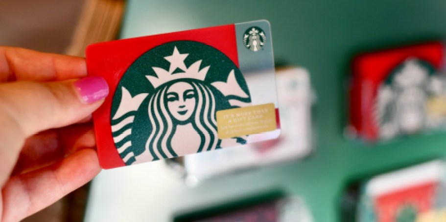 Hurry! Free $5 Starbucks Gift Card w/ a $25 Gift Card Purchase (First 400,000 Customers ONLY!)