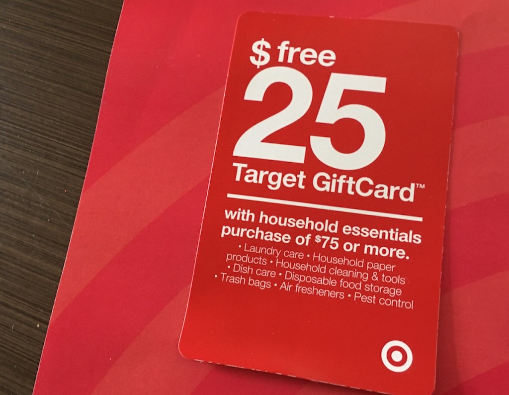 Target Household essentials coupon with details