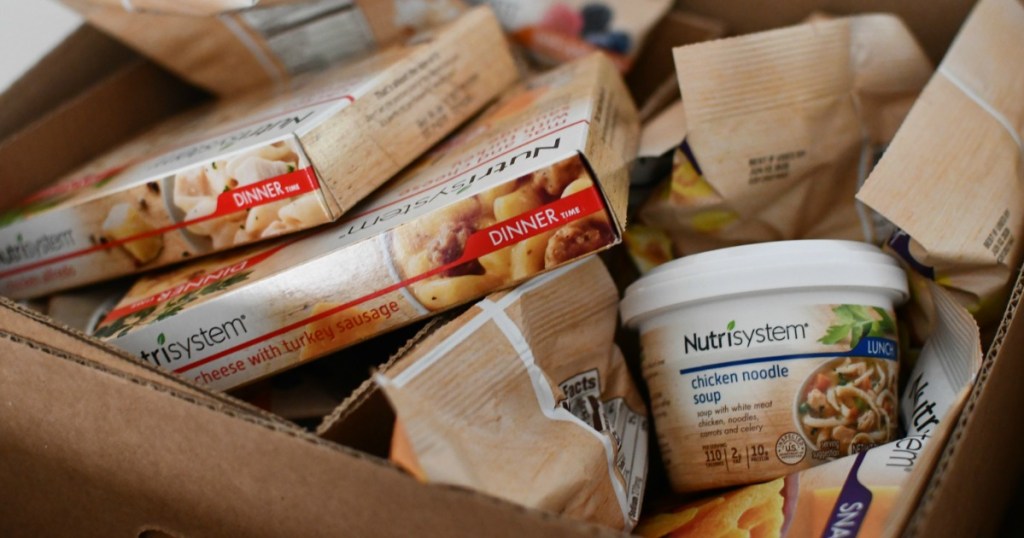 Nutrisystem soup and packages