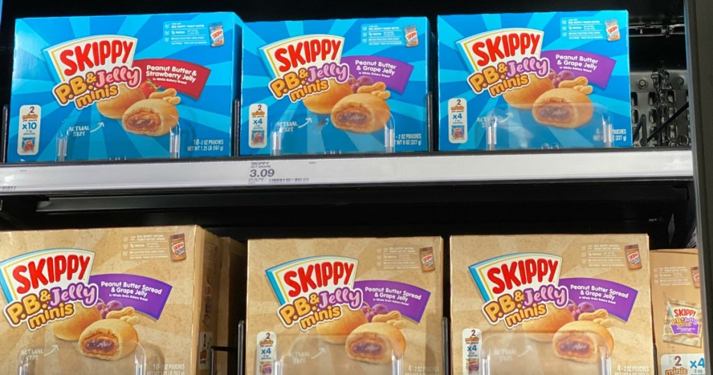 Skippy PB & Jelly Minis in cooler