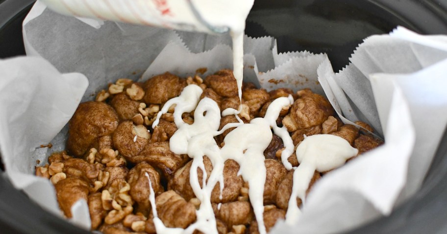 monkey bread with cream cheese drizzle