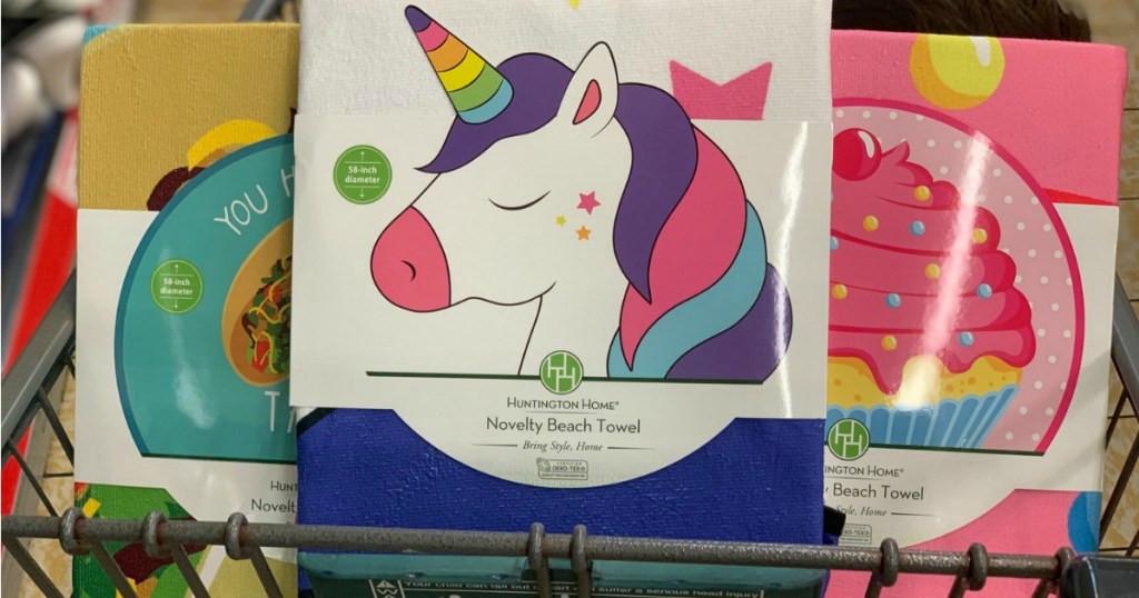 Round Beach Towels at ALDI